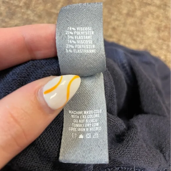 Aerie Navy Blue Jogger Sweatpants, Size XS - Picture 5 of 5